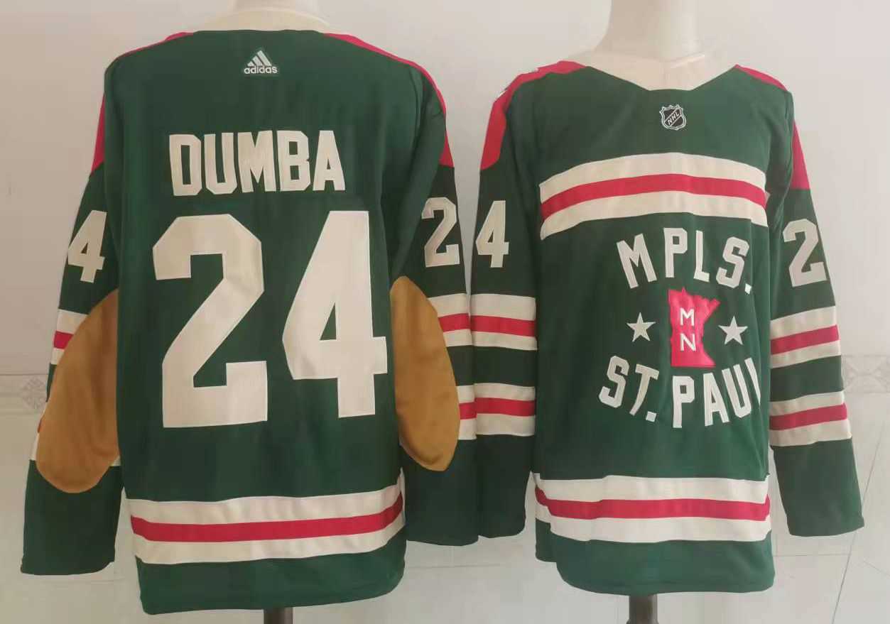Wild 24 Matt Dumba Green 2022 Winter Classic Adidas Jersey,We sell and wholesale Wild 24 Matt Dumba Green 2022 Winter Classic Adidas Jersey on line form chian!